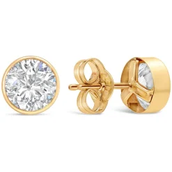 9ct Gold Cubic Zirconia Stud Earrings