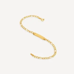 9ct Gold Identity Bracelet