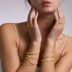 9ct Gold Identity Bracelet