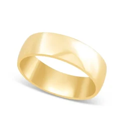9ct Gold 6mm Gents Wedding Ring