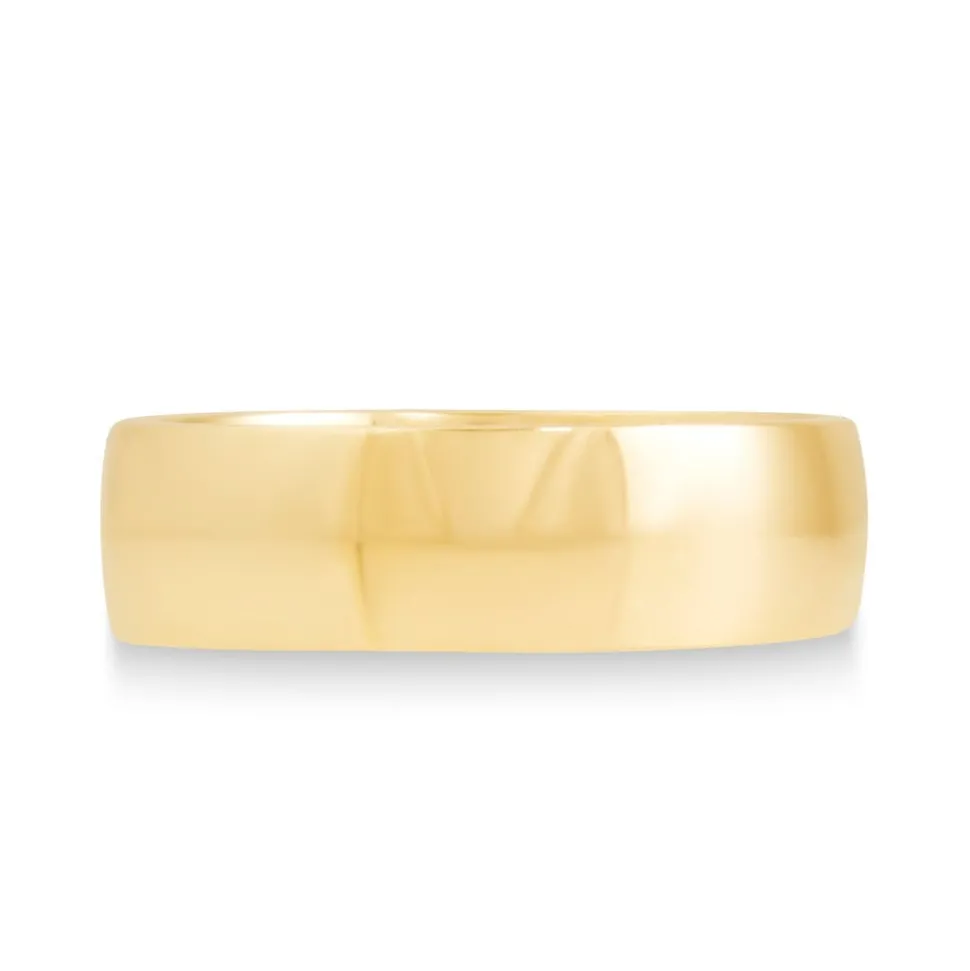 9ct Gold 6mm Gents Wedding Ring