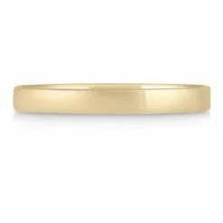 9ct Gold 2.5mm Plain Flat 2.5mm Wedding Ring