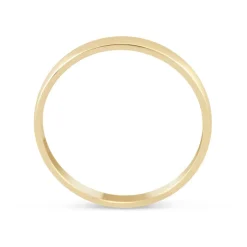 9ct Gold 2.5mm Plain Flat 2.5mm Wedding Ring
