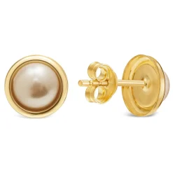 9ct Gold Pearl Stud Earrings
