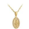 9ct Gold Small Miraculous Medal (Chain Included)