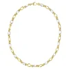 9ct Two Colour Link Necklace