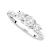 18ct White Gold 3 Stone Engagement Ring