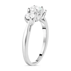 18ct White Gold 3 Stone Engagement Ring
