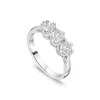 18ct White Gold 1ct 3 Stone Diamond Ring