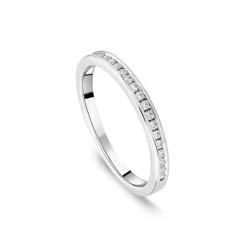 18ct White Gold 0.15ct Channel Set Eternity Ring