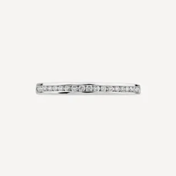 18ct White Gold 0.15ct Channel Set Eternity Ring