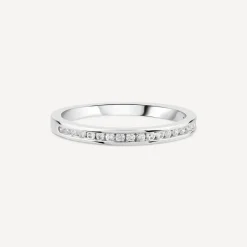 18ct White Gold 0.15ct Channel Set Eternity Ring