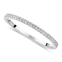 9ct White Gold 0.09ct Diamond Eternity Ring