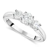 18ct White Gold 0.75ct Diamond Three Stone Ring