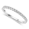 18ct White Gold 0.25ct Diamond Claw-Set Eternity Ring