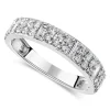 18ct White Gold 0.50ct Diamond Baguette Ring