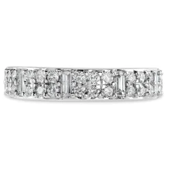 18ct White Gold 0.50ct Diamond Baguette Ring