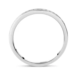 18ct White Gold 0.25ct Diamond 2mm Wedding Ring