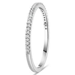 9ct White Gold 0.09ct Diamond Eternity Ring