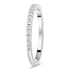18ct White Gold 0.25ct Diamond Claw-Set Eternity Ring