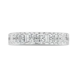 18ct White Gold 0.50ct Diamond Baguette Ring
