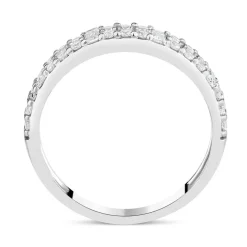 18ct White Gold 0.50ct Diamond Baguette Ring