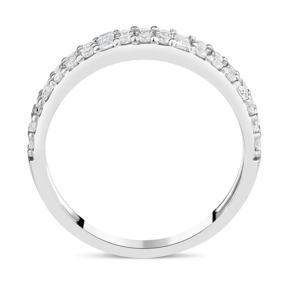 18ct White Gold 0.50ct Diamond Baguette Ring
