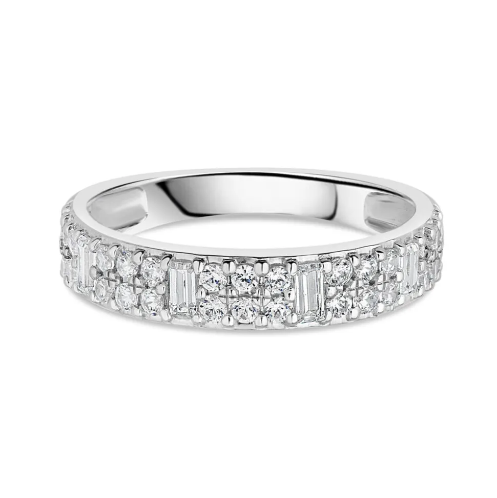 18ct White Gold 0.50ct Diamond Baguette Ring