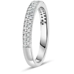 9ct White Gold 0.25ct Ladies Diamond Eternity Ring