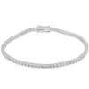 9ct White Gold Cubic Zirconia Tennis Bracelet