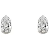 9ct White Gold Cubic Zirconia Stud Earrings