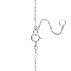 9ct White Gold Cubic Zirconia Tear Drop Pendant