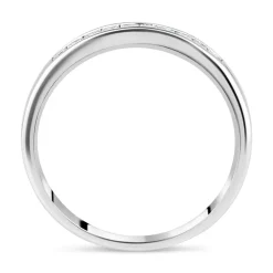 18ct White Gold Diamond 2mm Wedding Ring