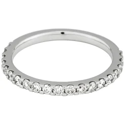 18ct White Gold Diamond Wedding Ring