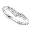 9ct White Gold Dress Ring