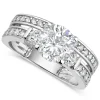 9ct White Gold Dress Ring