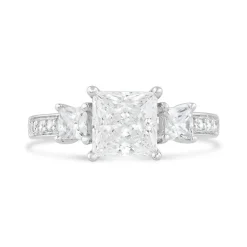 9ct White Gold Dress Ring