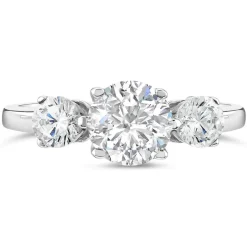 9ct White Gold Dress Ring