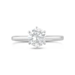 9ct White Gold Dress Ring