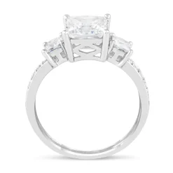 9ct White Gold Dress Ring