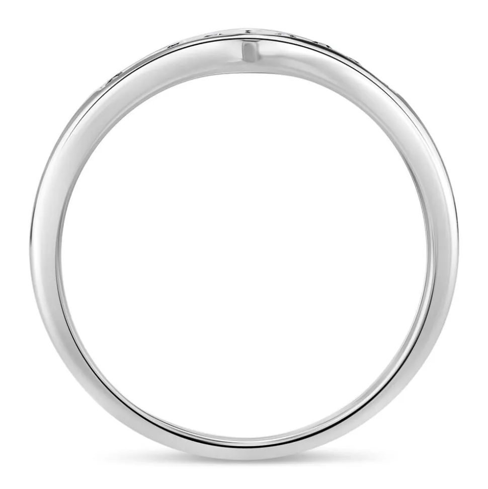 9ct White Gold Dress Ring