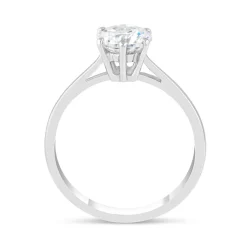 9ct White Gold Dress Ring
