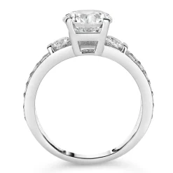 9ct White Gold Dress Ring