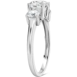 9ct White Gold Dress Ring
