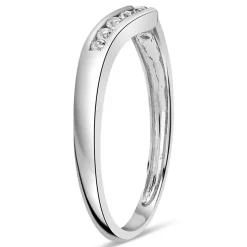 9ct White Gold Dress Ring