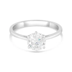 9ct White Gold Dress Ring