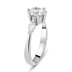 9ct White Gold Dress Ring