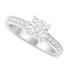 9ct White Gold Engagement Ring