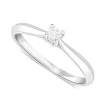 9ct White Gold Engagement Ring