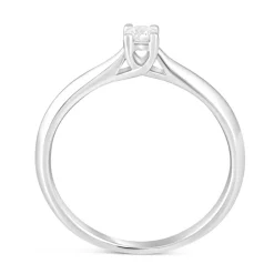 9ct White Gold Engagement Ring